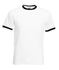 Чоловіча футболка з манжетами біла 168-TH