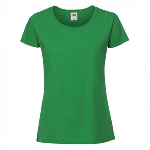 Жіноча футболка щільна зелена 424-47