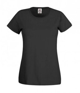Жіноча легка футболка чорна 420-36