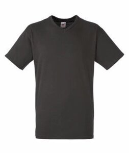 Чоловіча футболка з V-подібним вирізом темно-сіра 066-GL