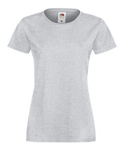 Женская футболка однотонная светло-серая 414-94