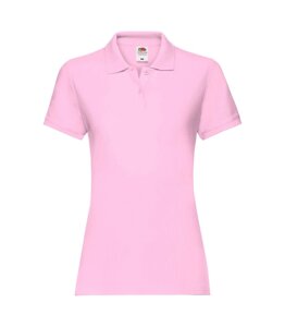 Женская футболка поло хлопок розовая 030-52