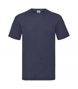 Чоловіча футболка однотонна темно-синій меланж 036-VF