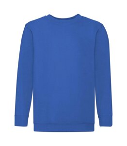Дитячий утеплений светр однотонний синій 041-51