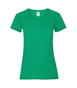 Жіноча футболка хлопок зелена 372-47