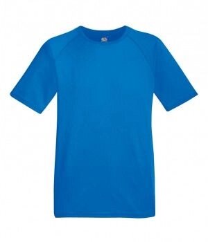 Чоловіча футболка спортивна синя 390-51 - акції