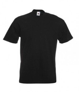 Чоловіча футболка щільна преміум чорна 044-36