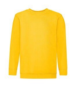 Дитячий утеплений светр однотонний жовтий 041-34