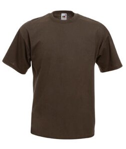 Чоловіча футболка однотонна коричнева 036-CQ