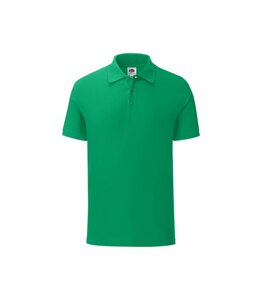 Чоловіча футболка поло зелена 044-47
