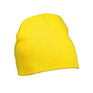 Класична зимова шапка жовта
