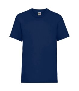 Дитяча футболка однотонна темно синя 033-32
