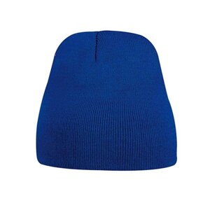 Класична зимова шапка синя 7580-6
