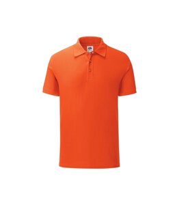 Чоловіча футболка поло помаранчева 044-44
