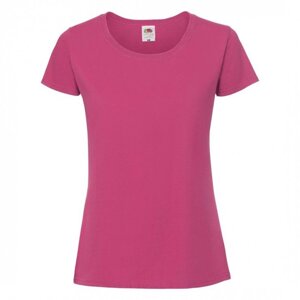 Жіноча футболка щільна малинова 424-57