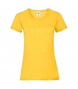Жіноча футболка бавовна жовта 372-34