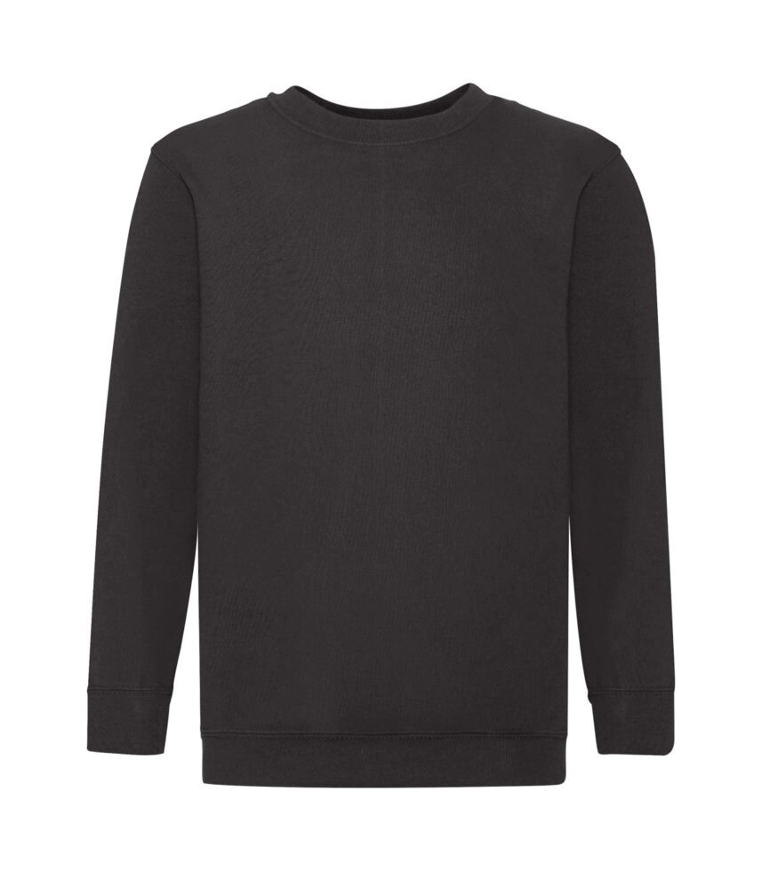 Дитячий утеплений светр однотонний чорний 041-36 - Інтернет-магазин молодіжного одягу &quot;Bagsmen&quot;