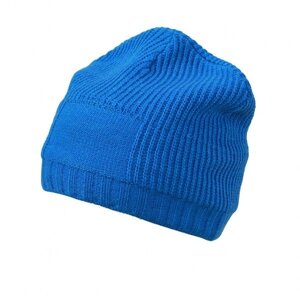 Довга шапка Beanie синя 7994-51