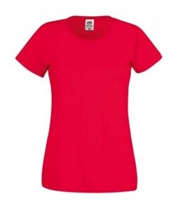 Жіноча легка футболка червона 420-40