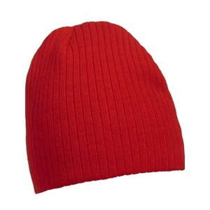 Класична зимова шапка червона 7923-40