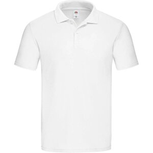 Чоловіча однотонна футболка поло біла Original