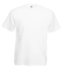 Чоловіча футболка однотонна біла 036-30