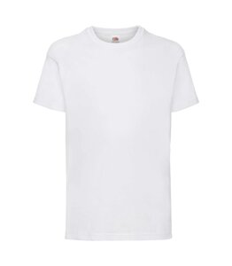 Дитяча футболка однотонна біла 033-30