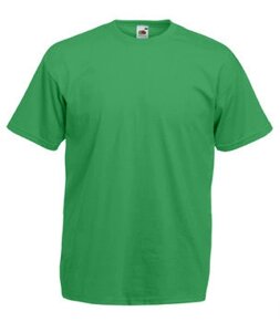 Чоловіча футболка однотонна зелена 036-47