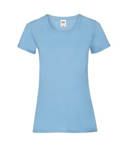 Жіноча футболка хлопок блакитна 372-YT