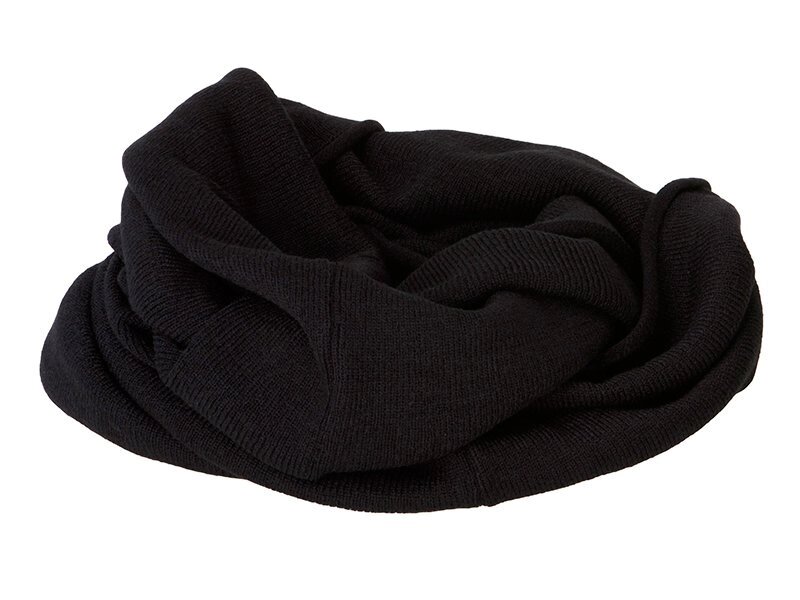 Шарф повсякденний унісекс чорний 7302-36 від компанії Інтернет-магазин молодіжного одягу "Bagsmen" - фото 1