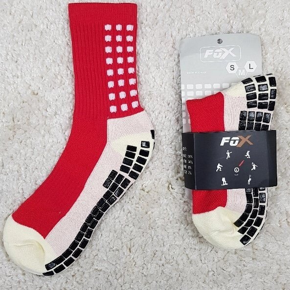 Шкарпетки тренувальні червоні від компанії Інтернет-магазин молодіжного одягу "Bagsmen" - фото 1
