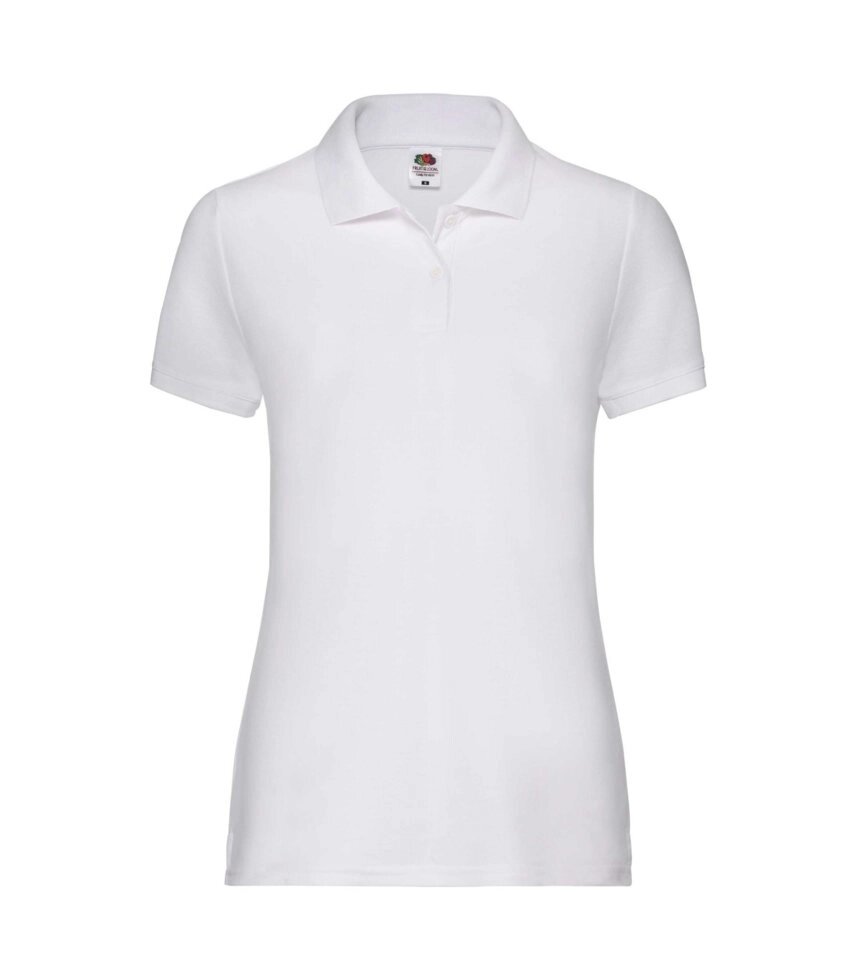 Женская футболка поло белая 212-30 від компанії Інтернет-магазин молодіжного одягу "Bagsmen" - фото 1