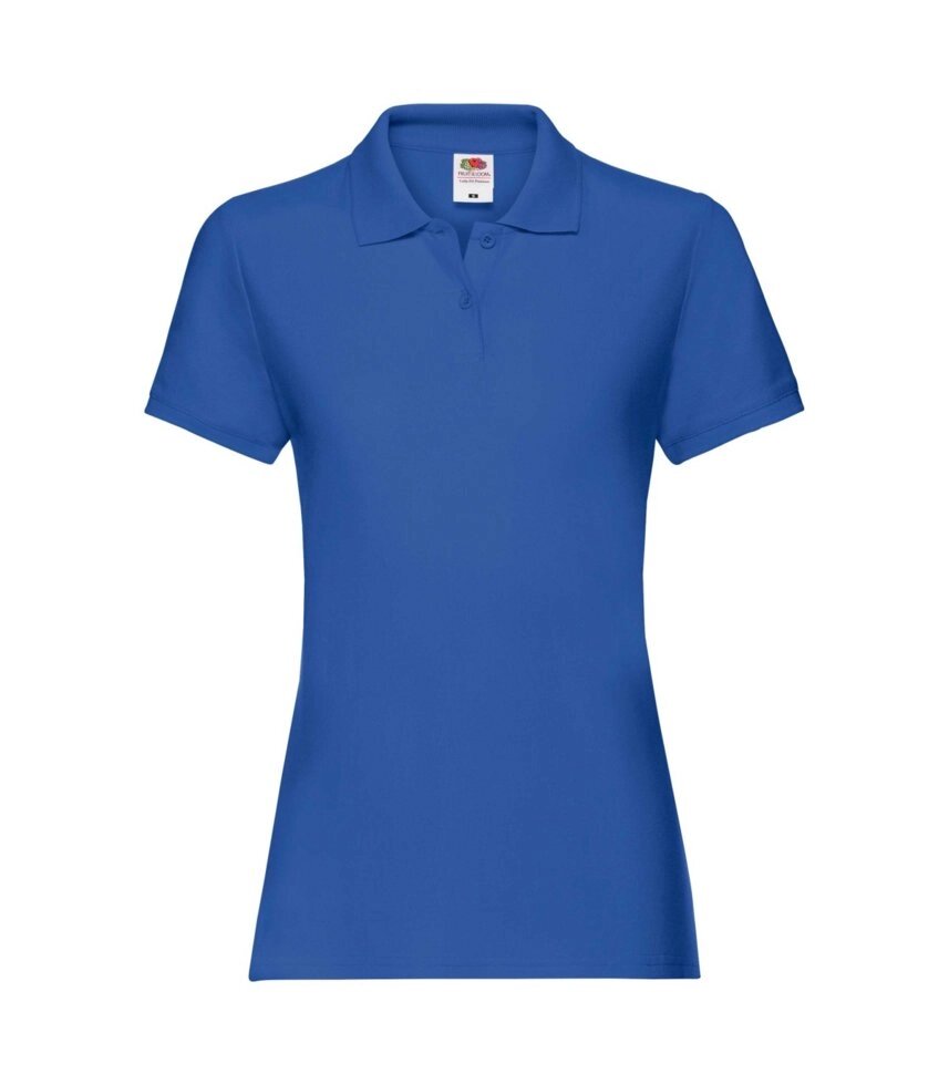 Женская футболка поло хлопок синяя 030-51 від компанії Інтернет-магазин молодіжного одягу "Bagsmen" - фото 1