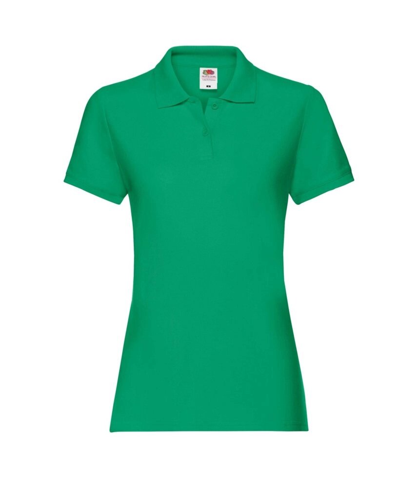Женская футболка поло хлопок зеленая 030-47 від компанії Інтернет-магазин молодіжного одягу "Bagsmen" - фото 1