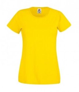 Жіноча легка футболка яскраво-жовта 420-K2
