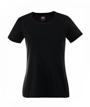 Женская спортивная футболка черная 392-36 від компанії Інтернет-магазин молодіжного одягу "Bagsmen" - фото 1