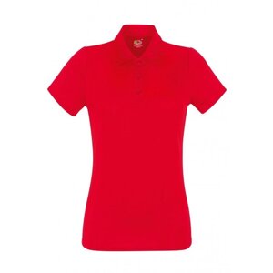 Жіноча спортивна футболка поло червона 040-40