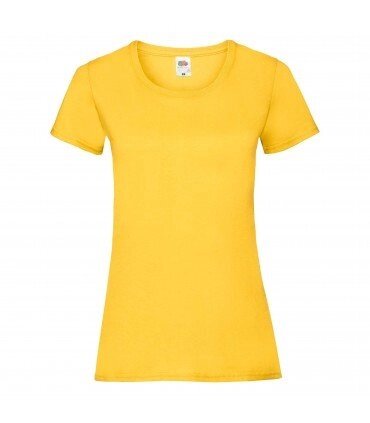 Жіноча футболка бавовна жовта 372-34 від компанії Інтернет-магазин молодіжного одягу "Bagsmen" - фото 1
