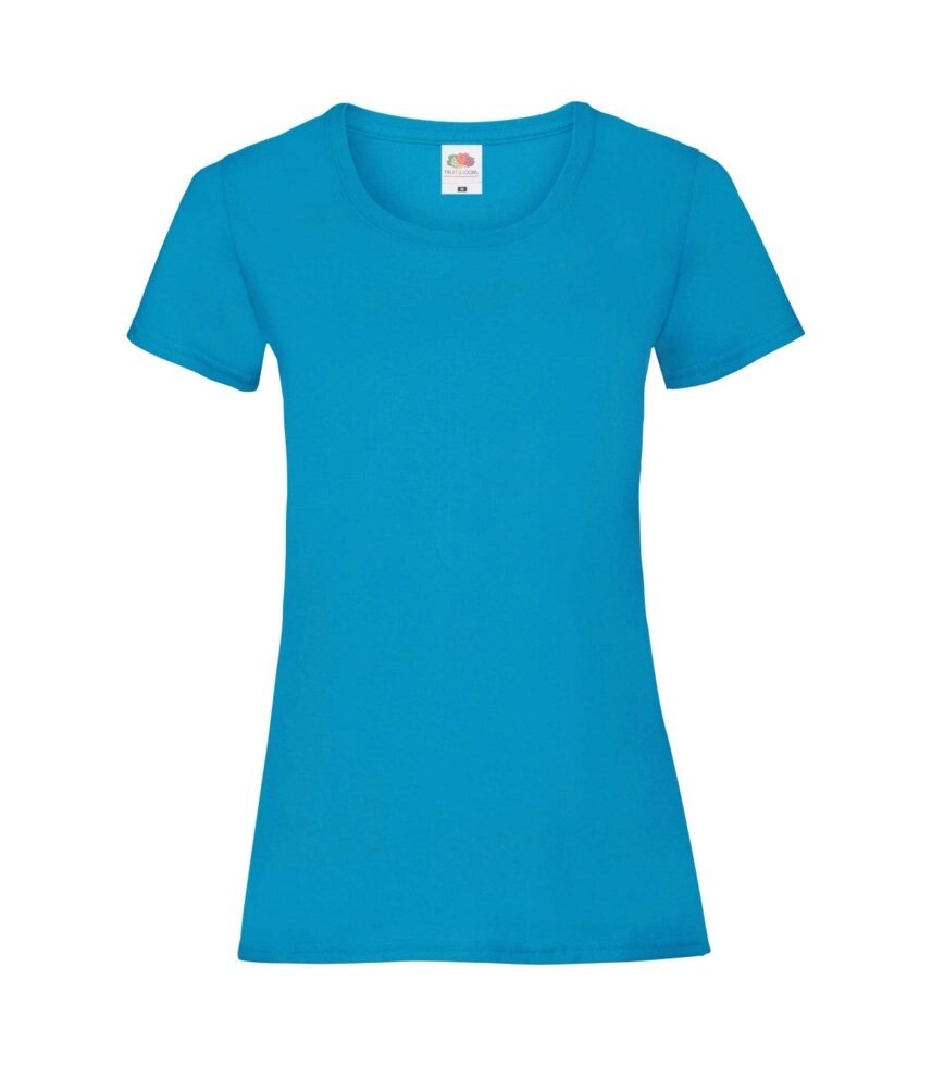 Жіноча футболка хлопок бірюзова 372-ZU від компанії Інтернет-магазин молодіжного одягу "Bagsmen" - фото 1