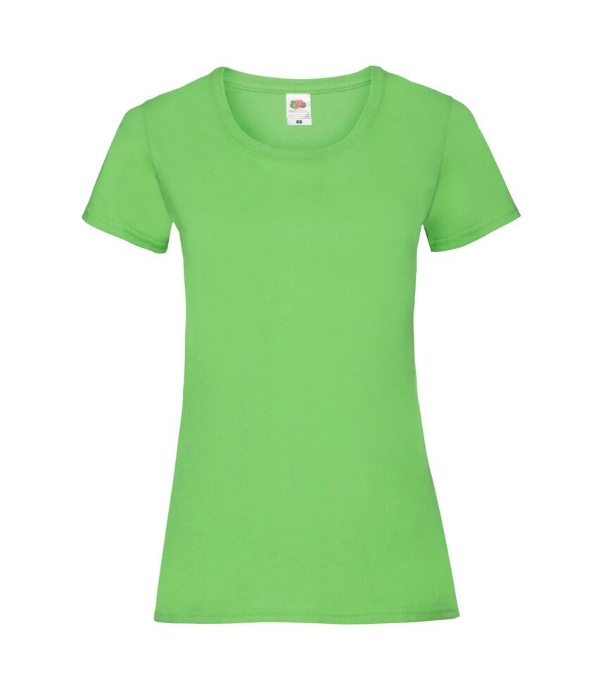 Жіноча футболка хлопок салатова 372-LM від компанії Інтернет-магазин молодіжного одягу "Bagsmen" - фото 1
