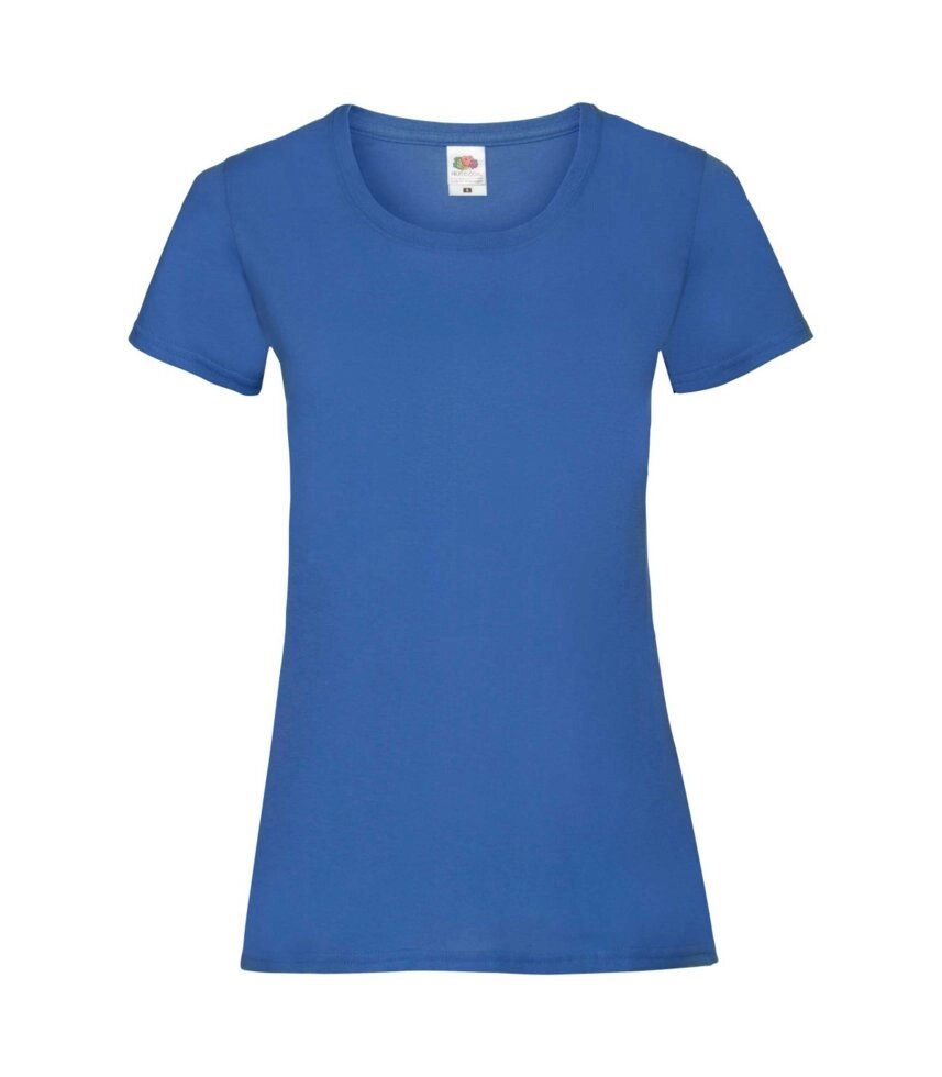 Жіноча футболка хлопок синя 372-51 від компанії Інтернет-магазин молодіжного одягу "Bagsmen" - фото 1