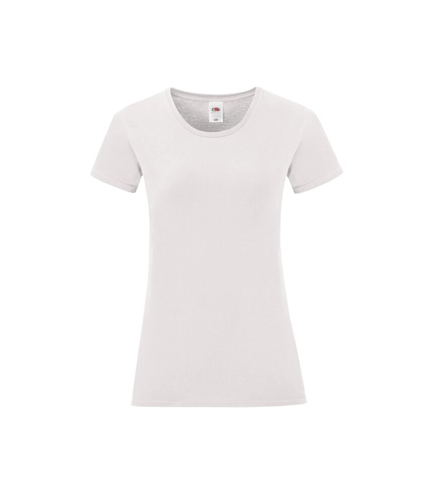 Жіноча футболка однотонна біла 432-30 від компанії Інтернет-магазин молодіжного одягу "Bagsmen" - фото 1