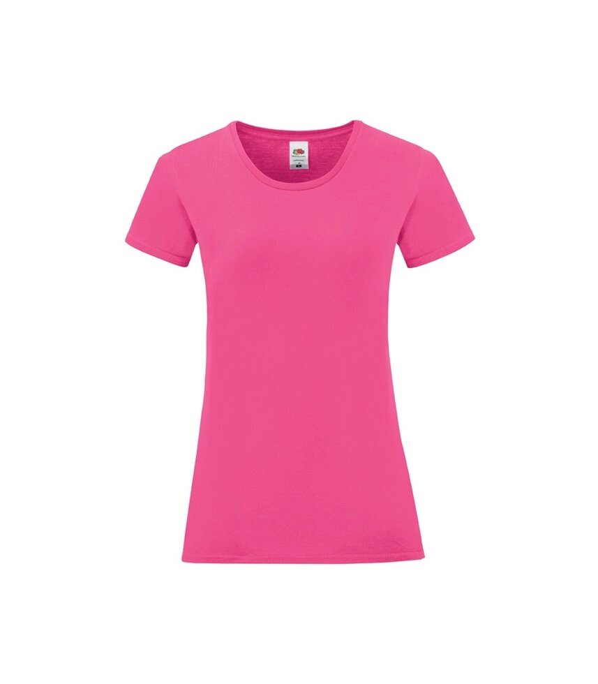 Жіноча футболка однотонна малинова 432-57 від компанії Інтернет-магазин молодіжного одягу "Bagsmen" - фото 1