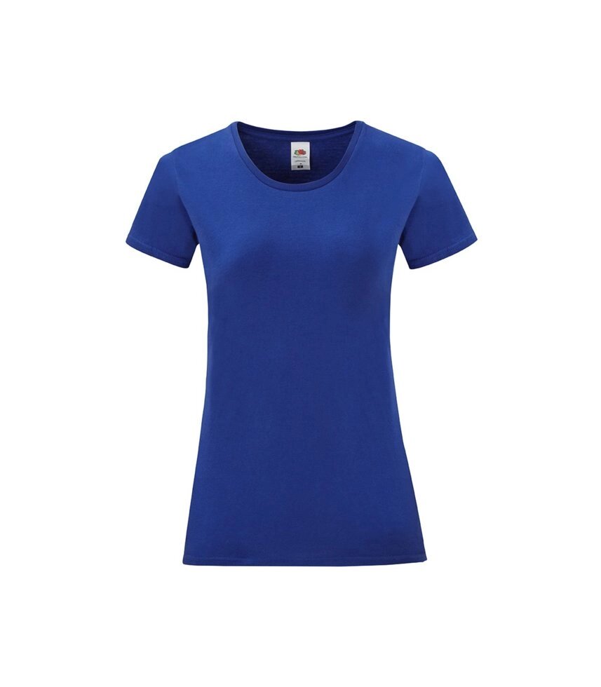 Жіноча футболка однотонна темно синя 432-32 від компанії Інтернет-магазин молодіжного одягу "Bagsmen" - фото 1