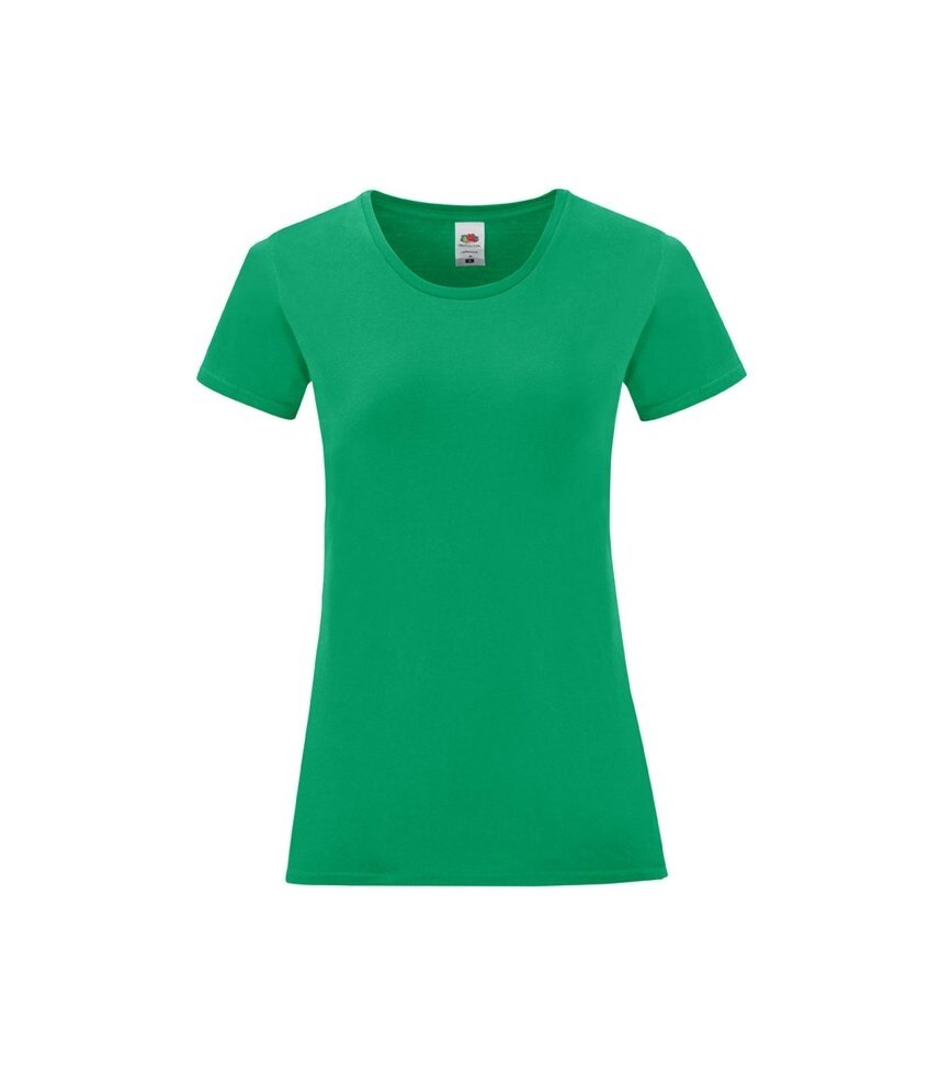 Жіноча футболка однотонна зелена 432-47 від компанії Інтернет-магазин молодіжного одягу "Bagsmen" - фото 1