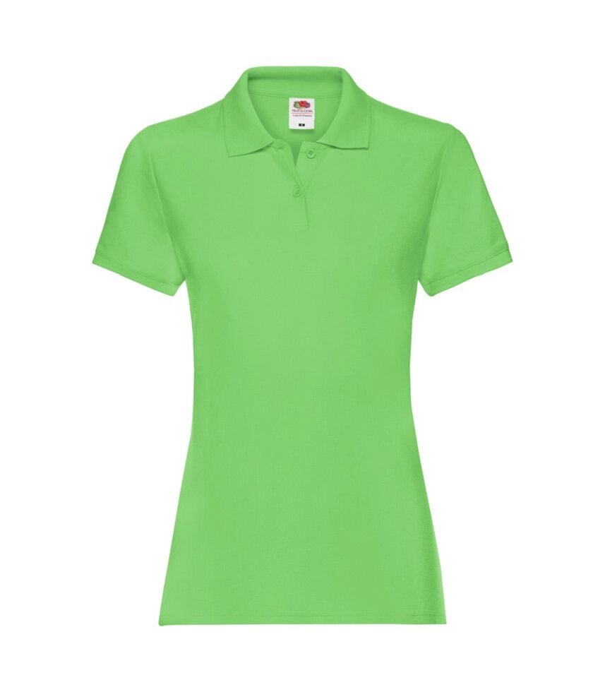 Жіноча футболка поло бавовна салатова 030-LM від компанії Інтернет-магазин молодіжного одягу "Bagsmen" - фото 1