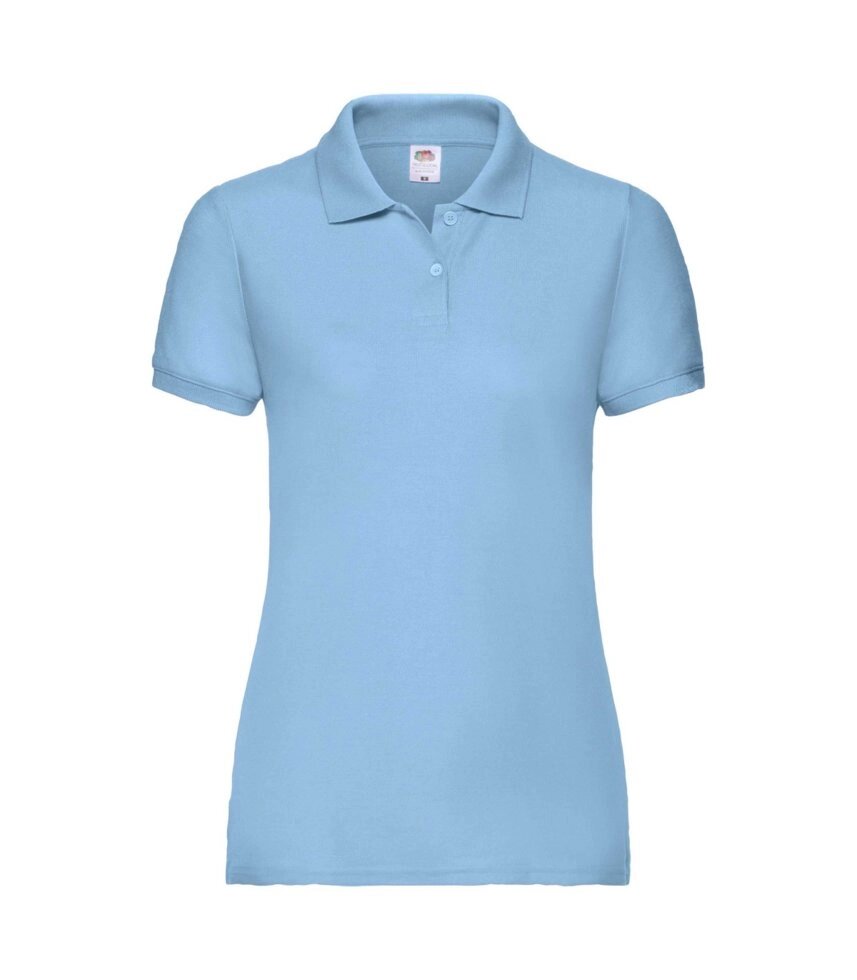 Жіноча футболка поло блакитна 212-YT від компанії Інтернет-магазин молодіжного одягу "Bagsmen" - фото 1