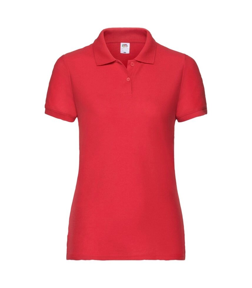 Жіноча футболка поло червона 212-40 від компанії Інтернет-магазин молодіжного одягу "Bagsmen" - фото 1