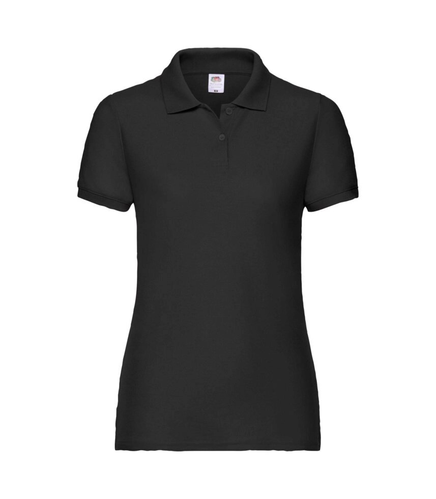 Жіноча футболка поло чорна 212-36 від компанії Інтернет-магазин молодіжного одягу "Bagsmen" - фото 1