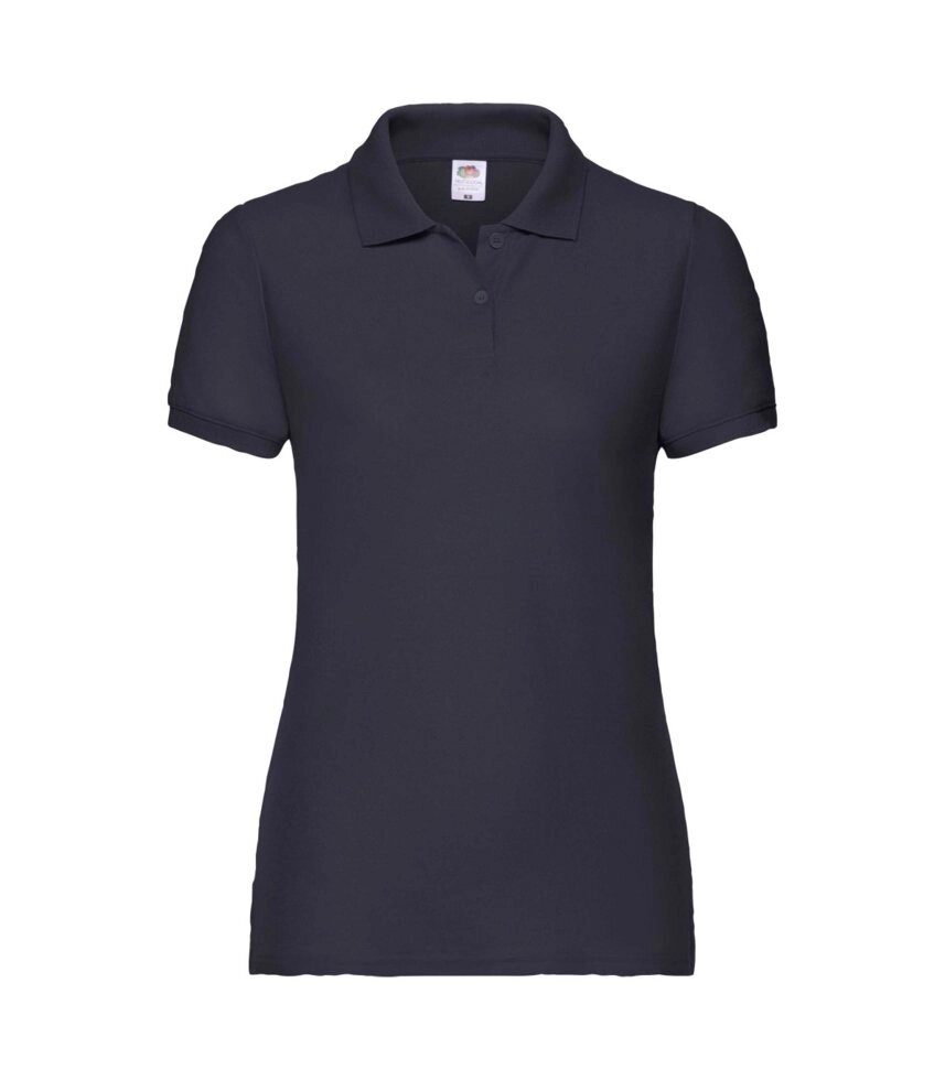 Жіноча футболка поло темно-синя 212-AZ від компанії Інтернет-магазин молодіжного одягу "Bagsmen" - фото 1